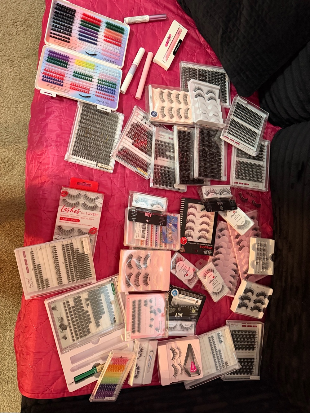 Assorted False Eyelash and Lash Extension Kit - Black